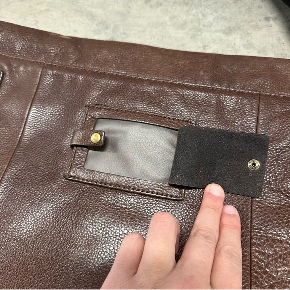 Fossil Atlas Messenger Brown Bag - Picture 11 of 13